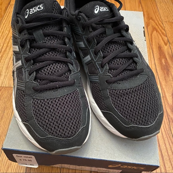 ASICS Gel-Contend 4, Black/Silver/Carbon, Men’s Size 9, Ortholite Insole, Clean! - Picture 2 of 10
